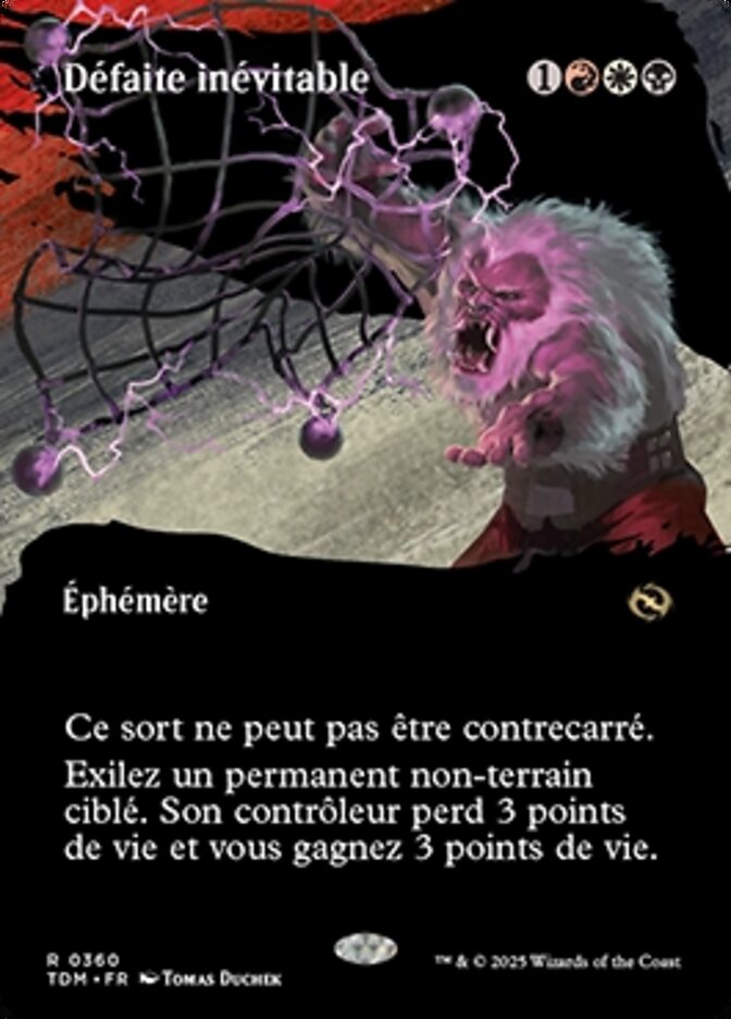 Défaite inévitable