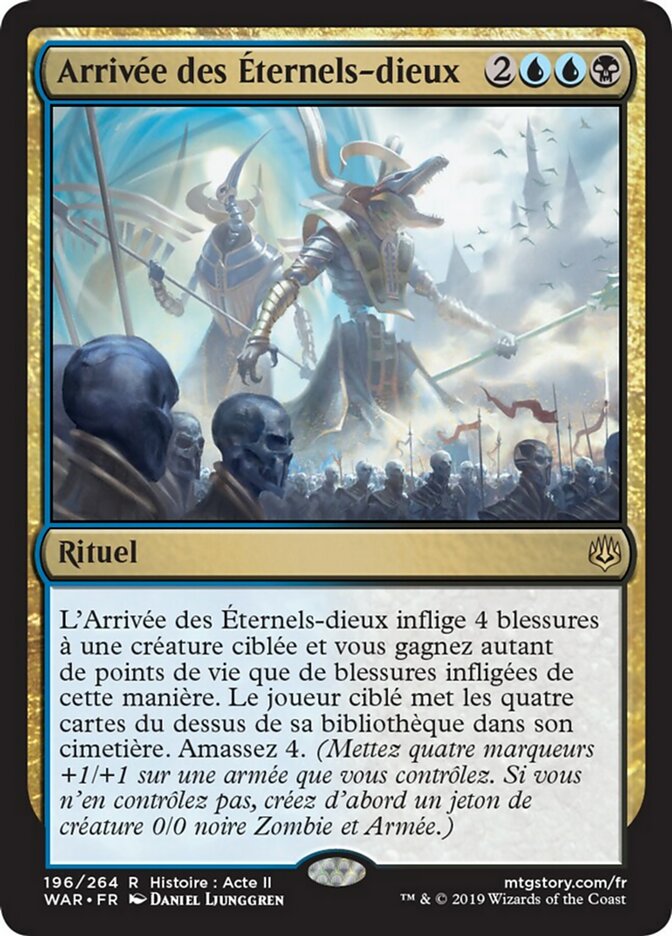 Arrivée des Éternels-dieux