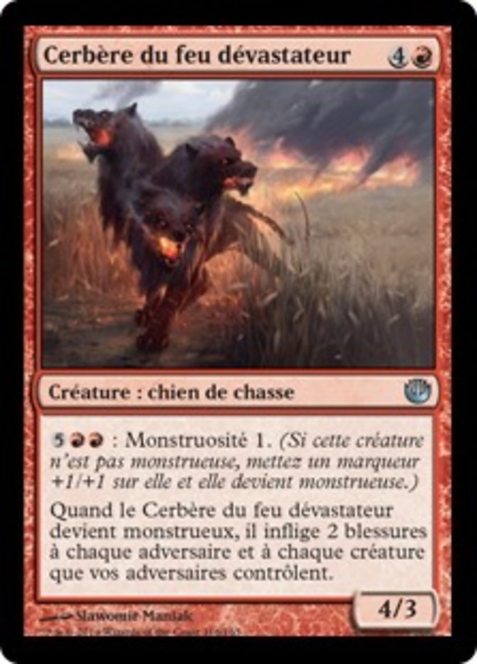 Cerbère du feu dévastateur