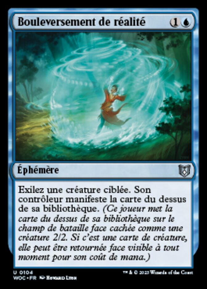 Bouleversement de réalité