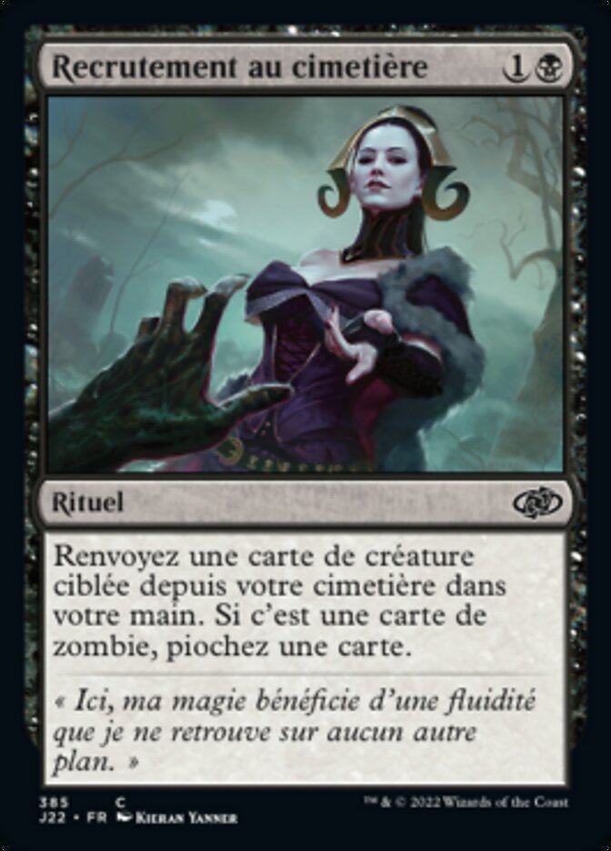 Recrutement au cimetière