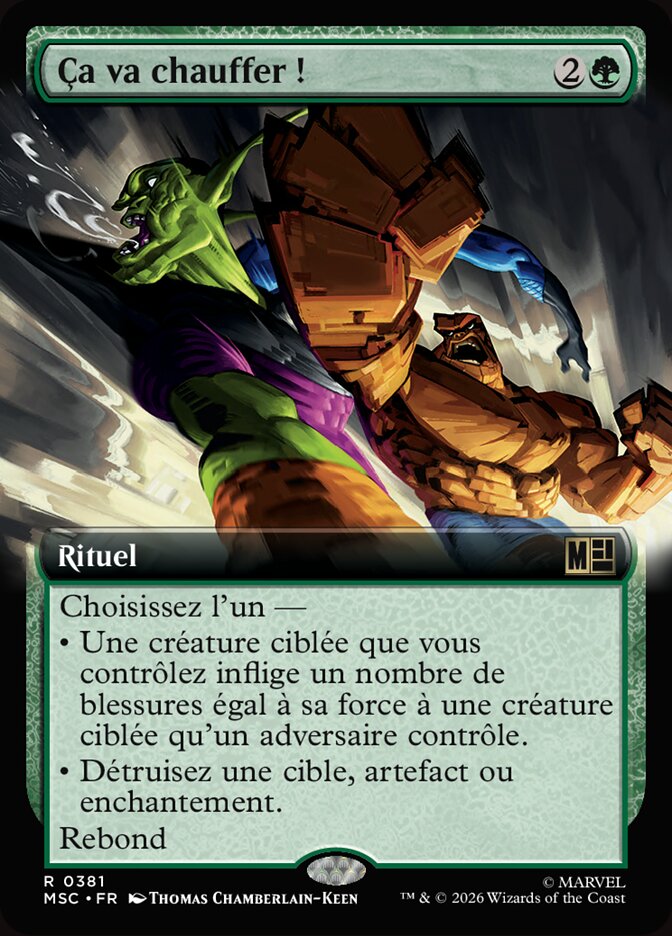 Ça va chauffer !