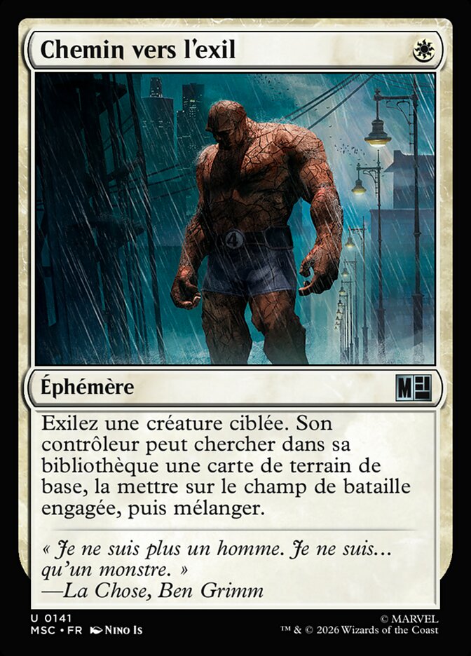 Chemin vers l'exil