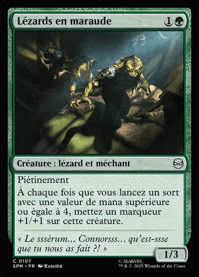 Lézards en maraude