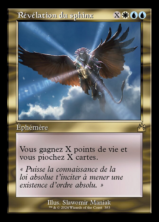 Révélation du sphinx