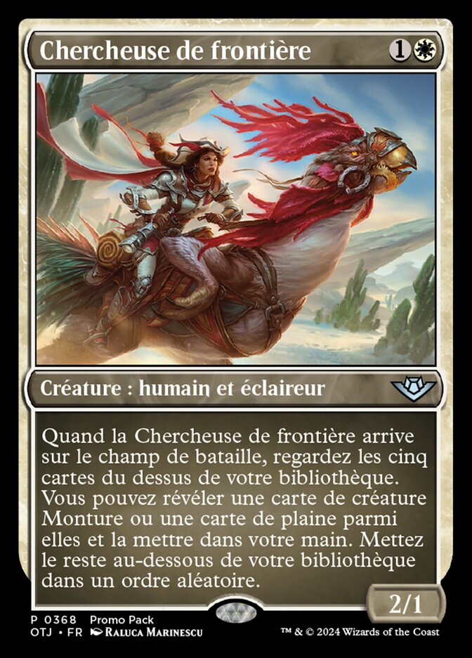 Chercheuse de frontière