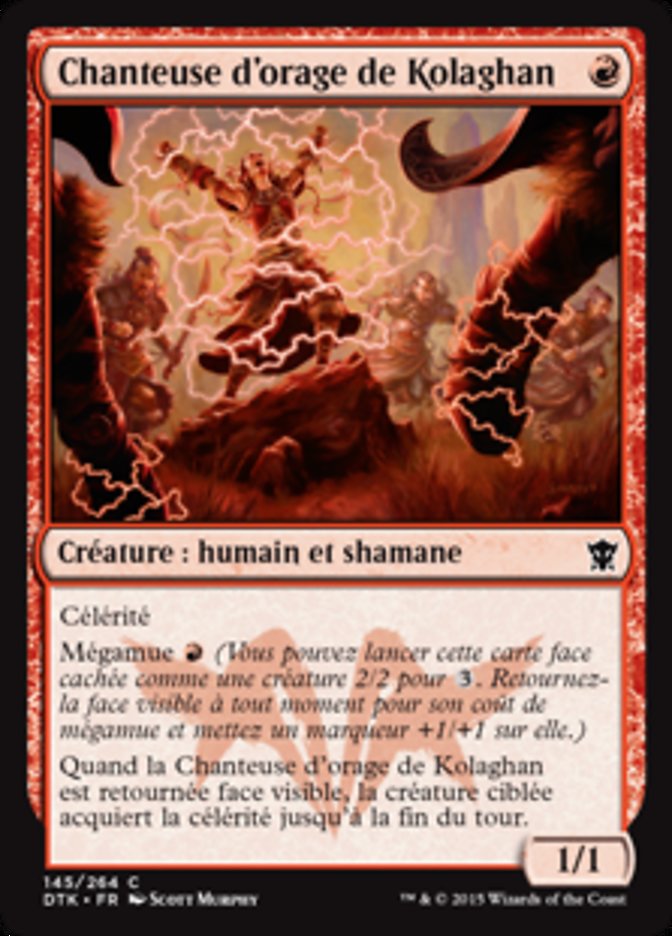Chanteuse d'orage de Kolaghan