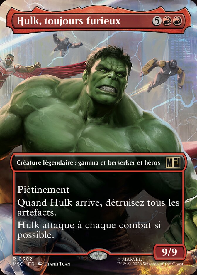 Hulk, toujours furieux