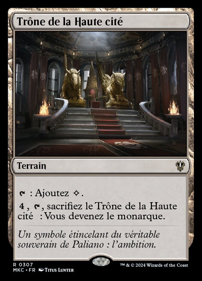 Trône de la Haute cité