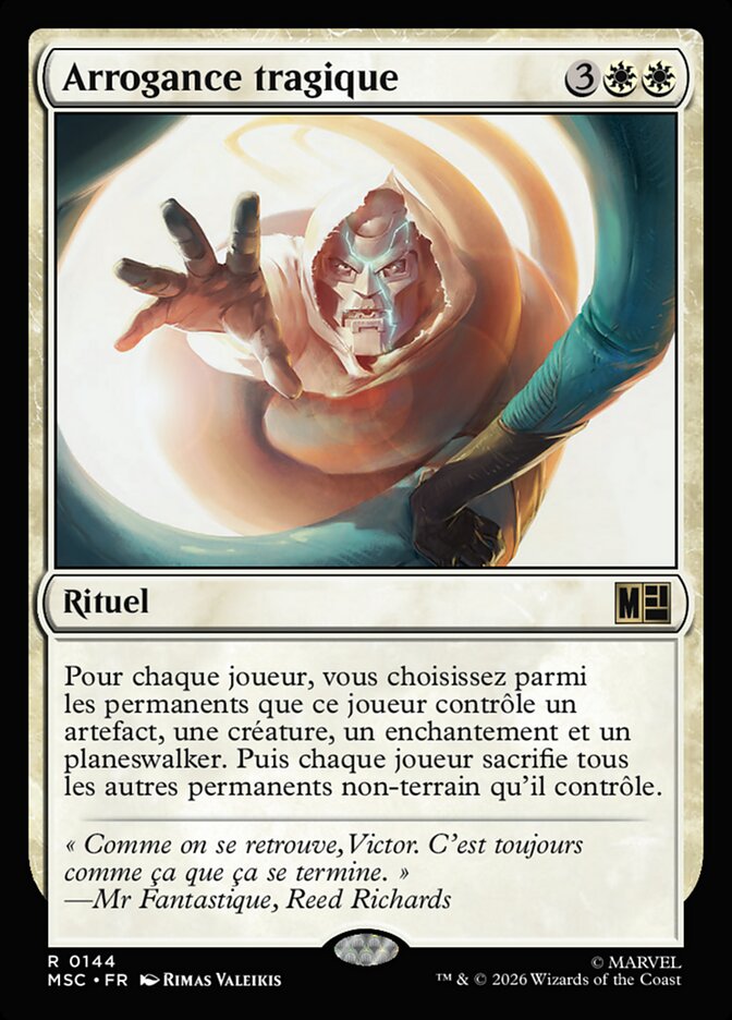 Arrogance tragique