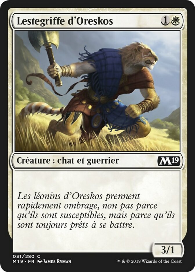 Lestegriffe d'Oreskos