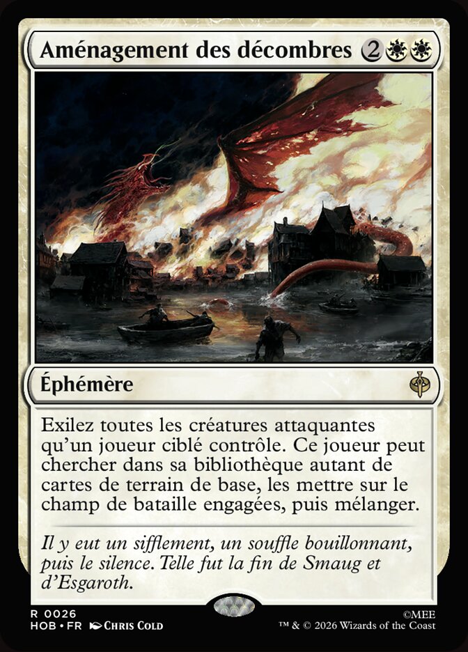 Aménagement des décombres