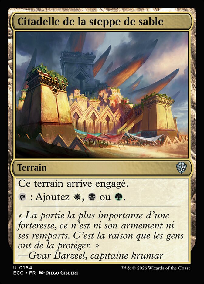 Citadelle de la steppe de sable