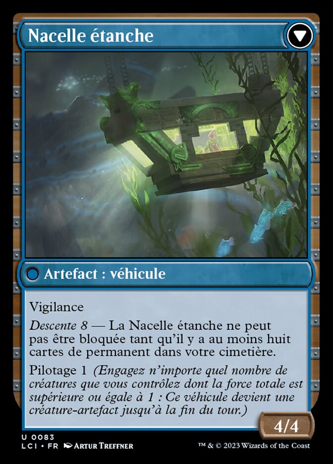 Carcasse gorgée d'eau
