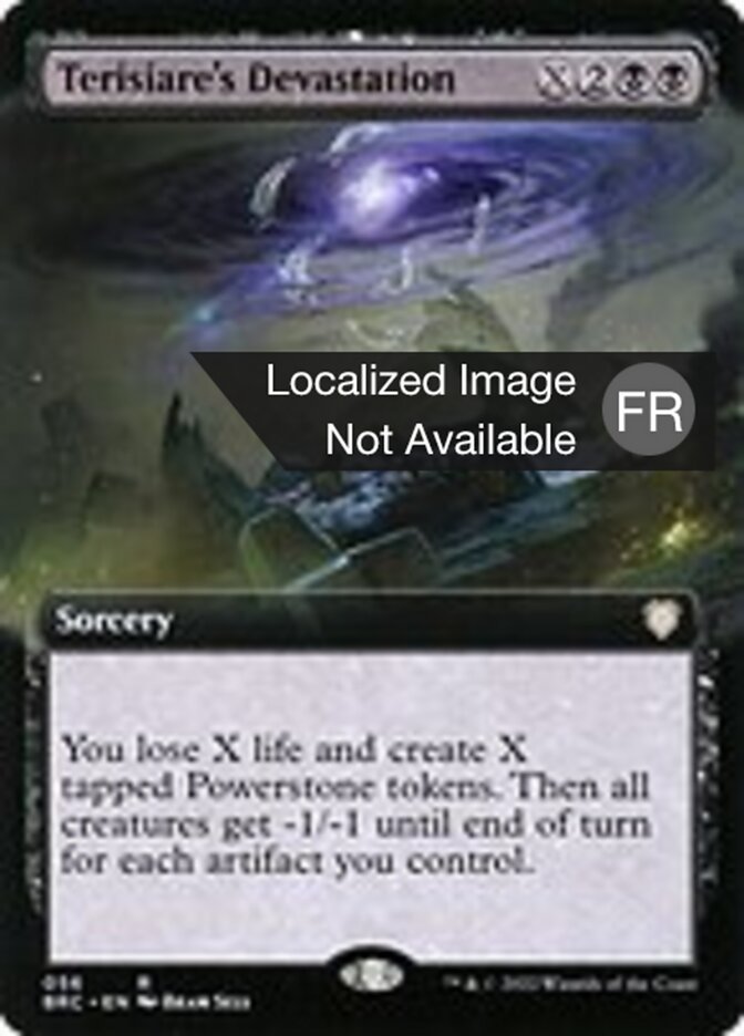 Destruction de Terisiare