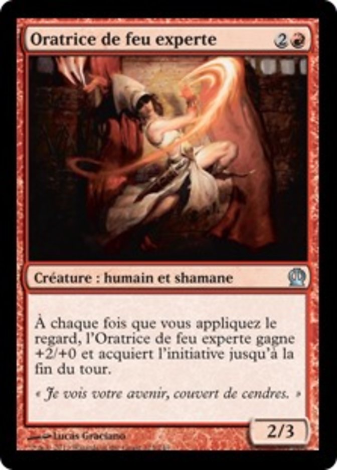 Oratrice de feu experte