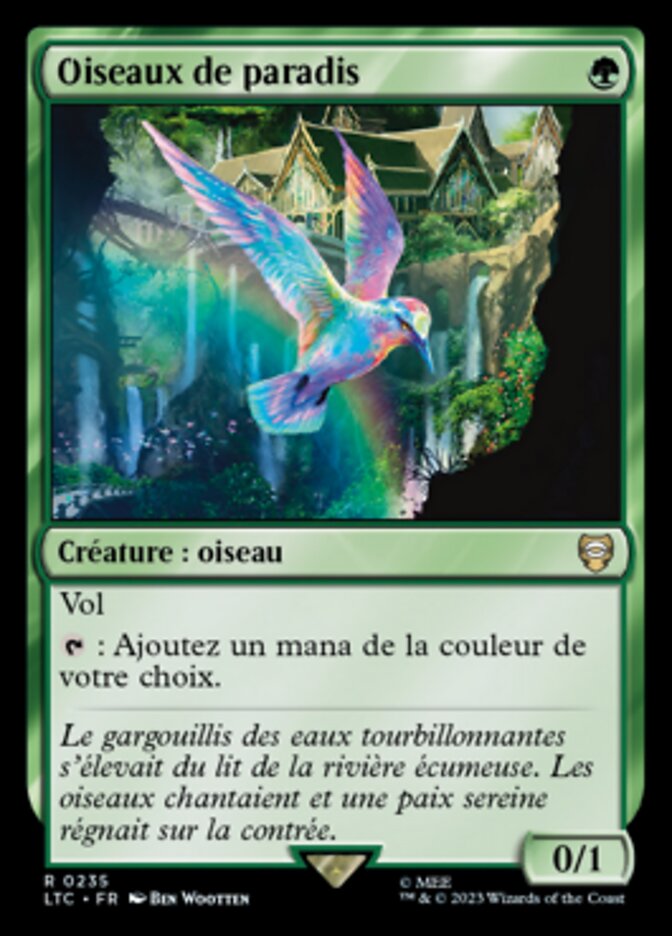 Oiseaux de paradis