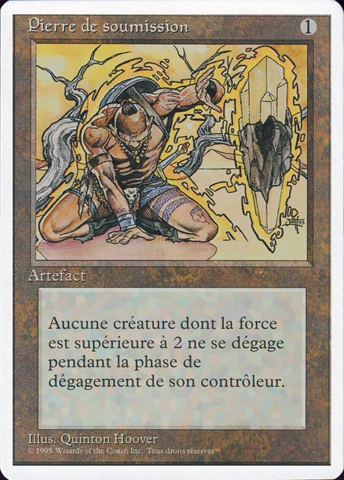 Pierre de soumission