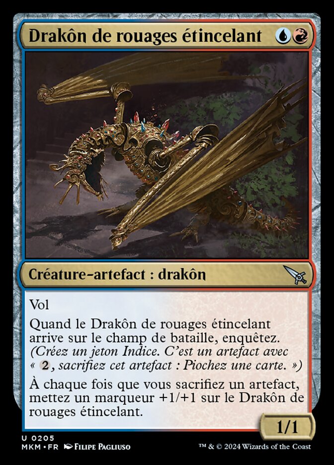 Drakôn de rouages étincelant