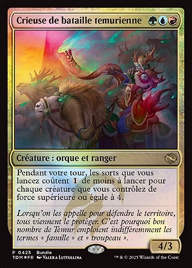 Crieuse de bataille temurienne