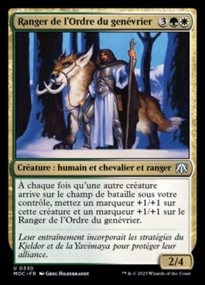 Ranger de l'Ordre du genévrier
