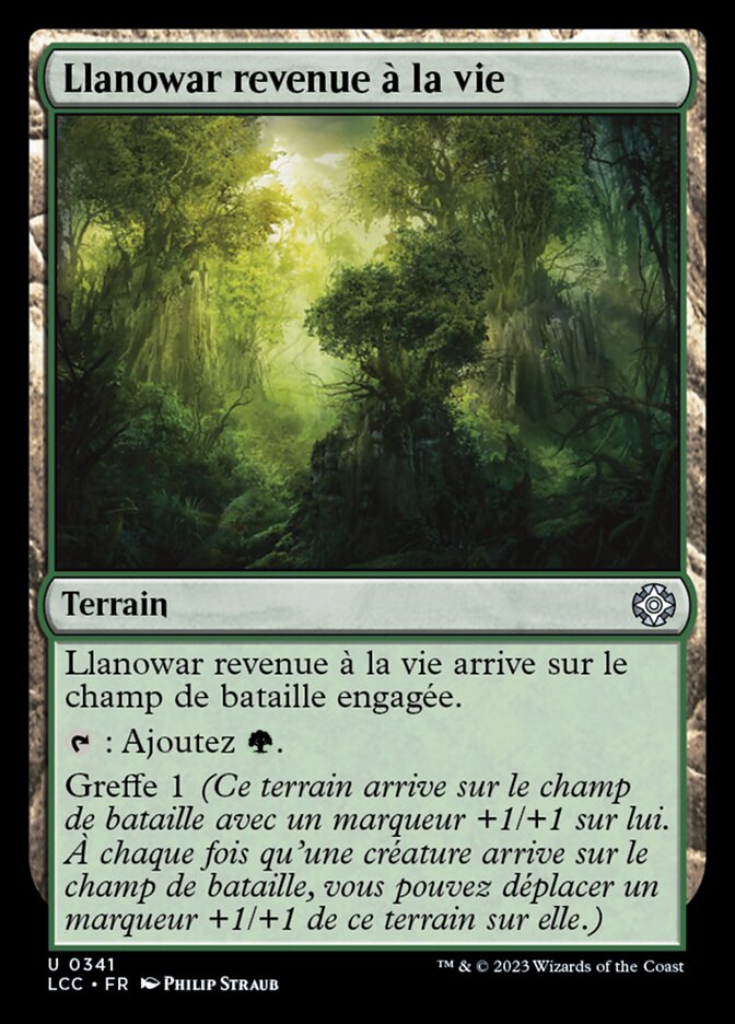Llanowar revenue à la vie
