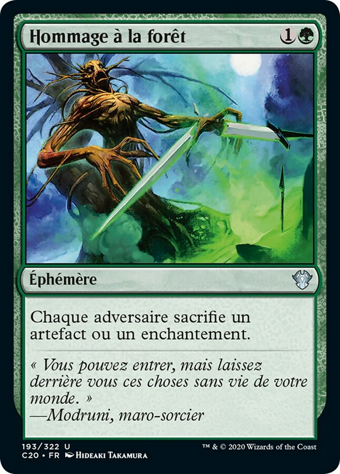 Hommage à la forêt