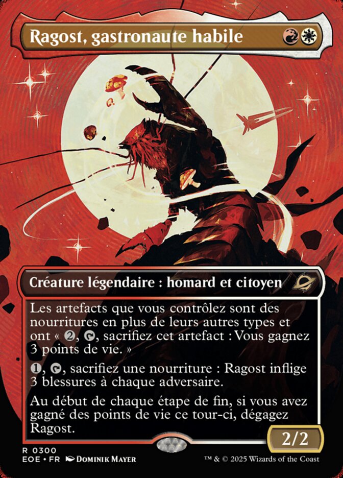 Ragost, gastronaute habile
