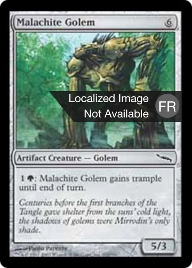 Golem de malachite