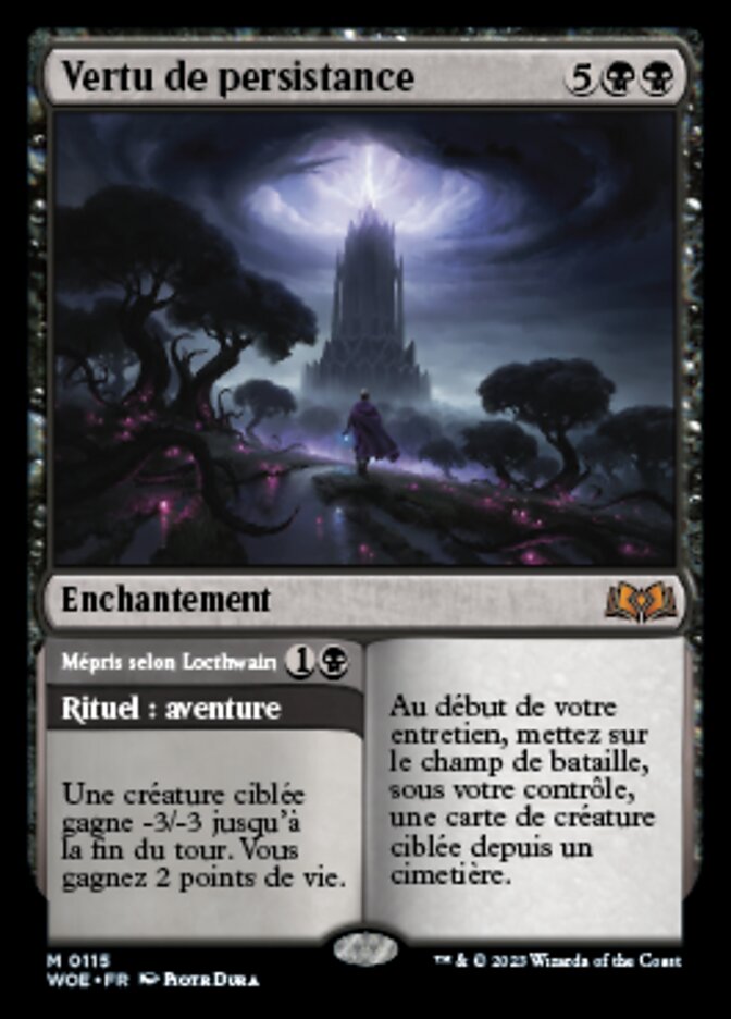Vertu de persistance