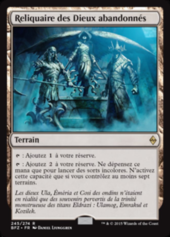 Reliquaire des Dieux abandonnés