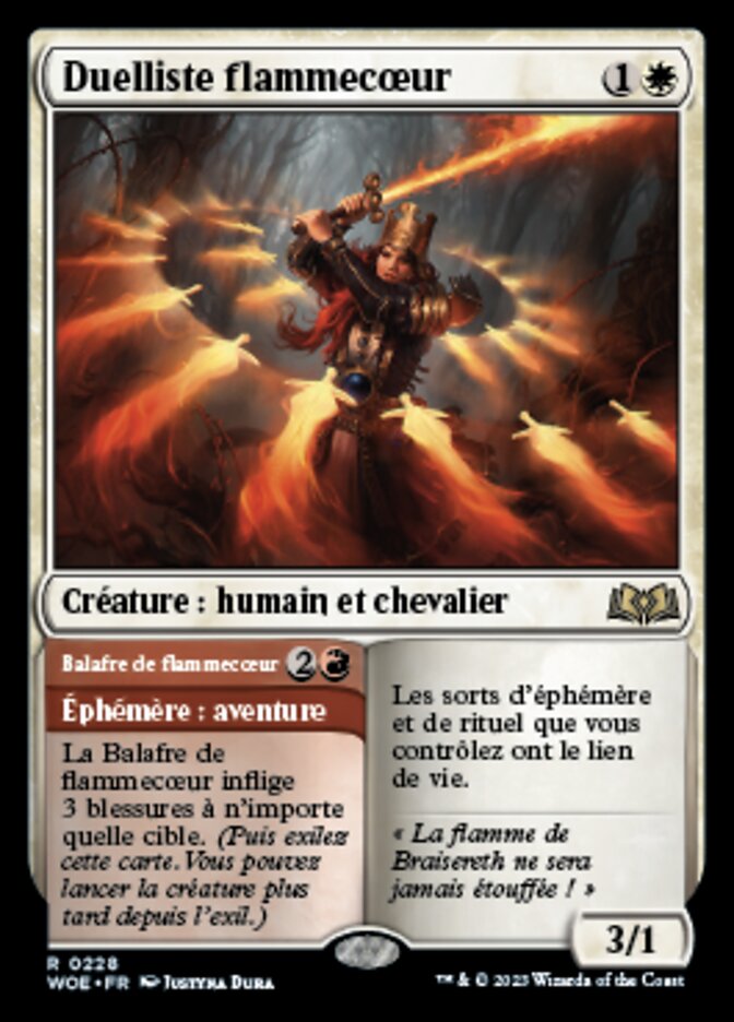 Duelliste flammecoeur