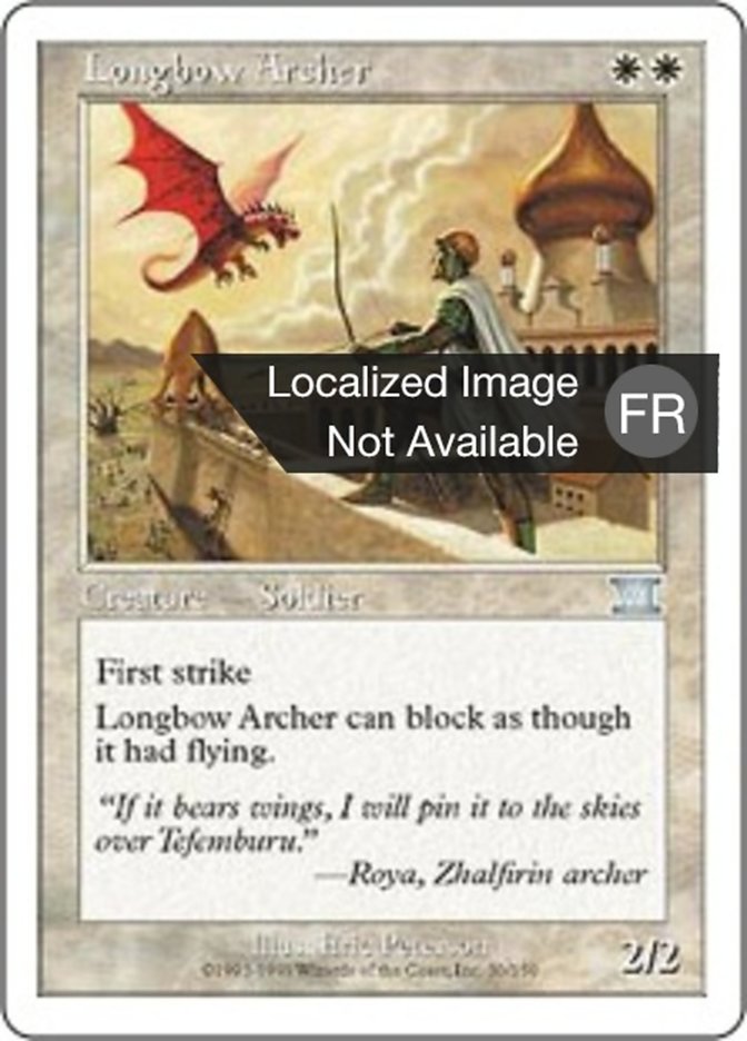 Archer à l'arc long