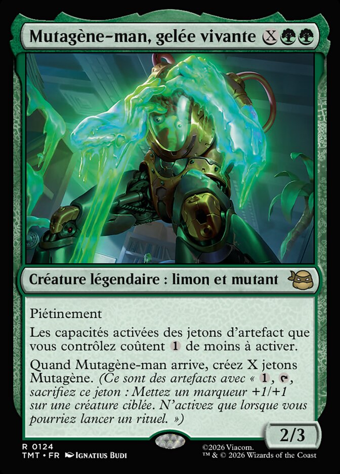 Mutagène-man, gelée vivante