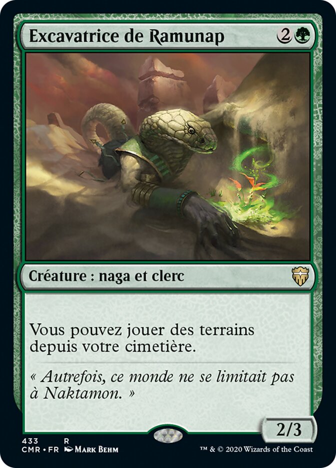 Excavatrice de Ramunap