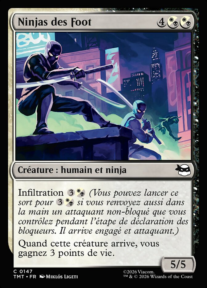 Ninjas des Foot