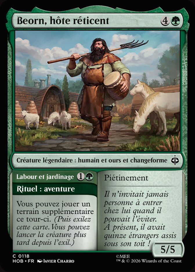 Beorn, hôte réticent
