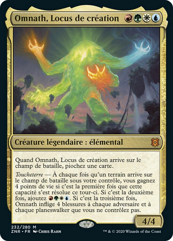 Omnath, Locus de création