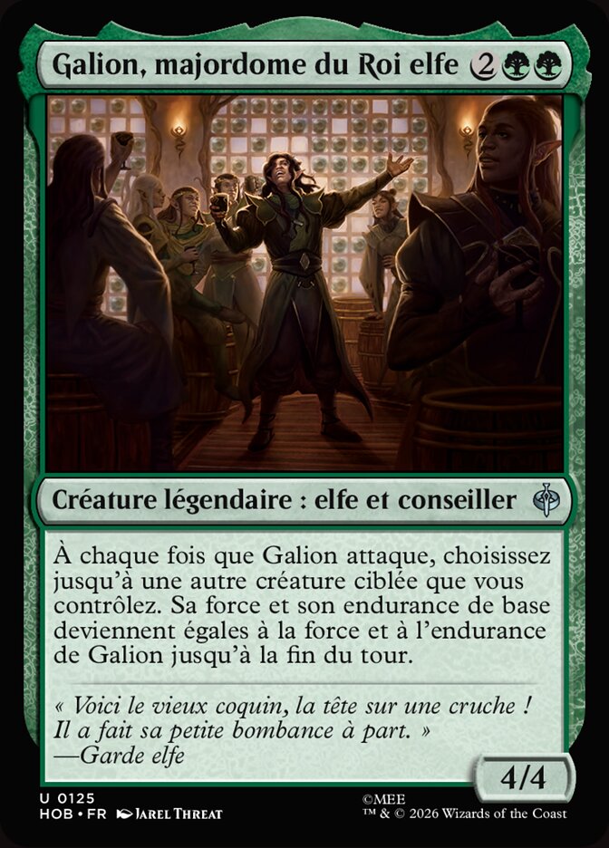 Galion, majordome du Roi elfe