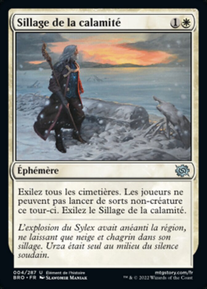 Sillage de la calamité