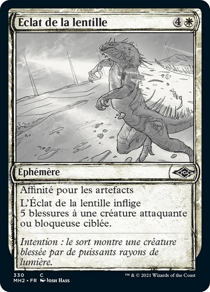 Éclat de la lentille