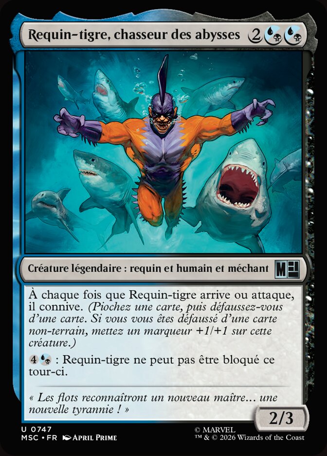 Requin-tigre, chasseur des abysses