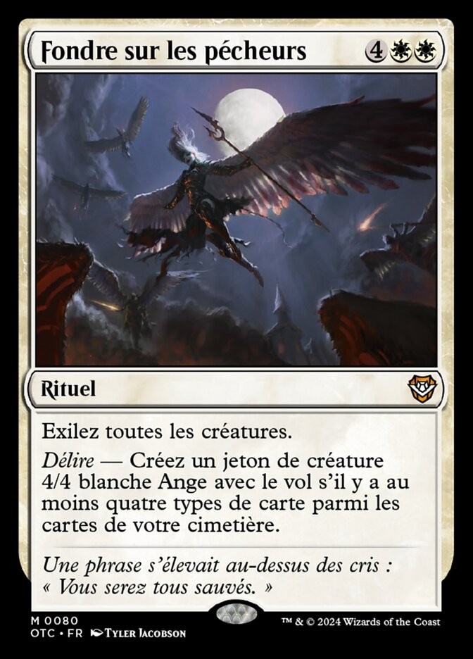 Fondre sur les pécheurs