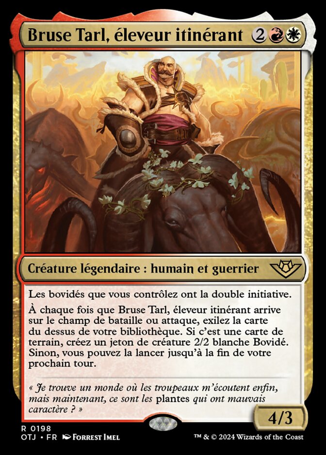 Bruse Tarl, éleveur itinérant