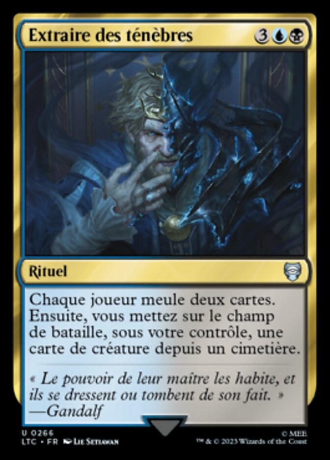 Extraire des ténèbres