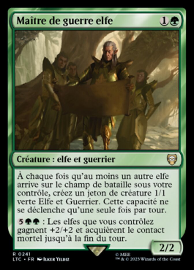 Maître de guerre elfe