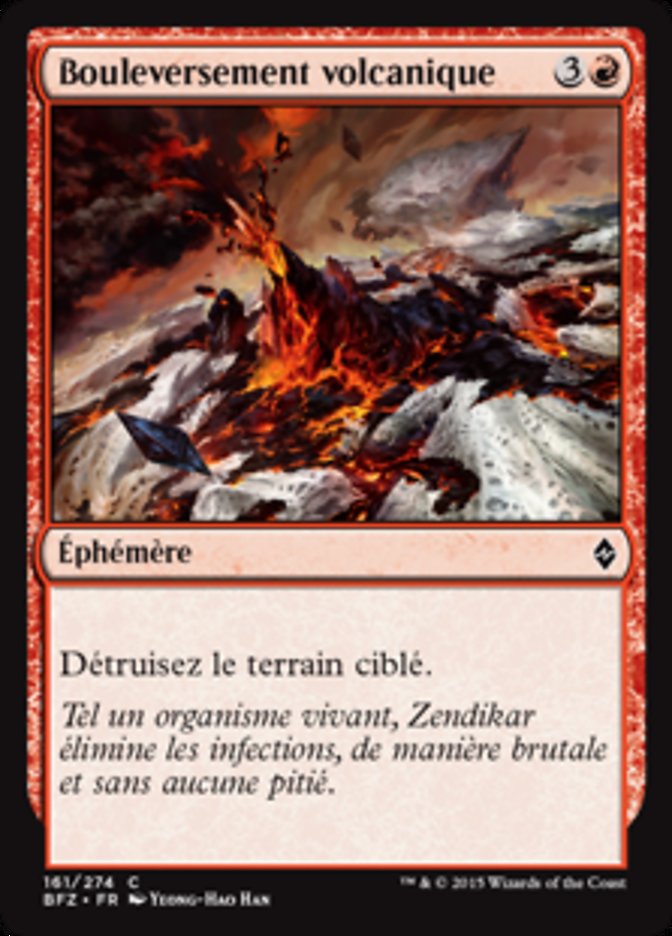 Bouleversement volcanique