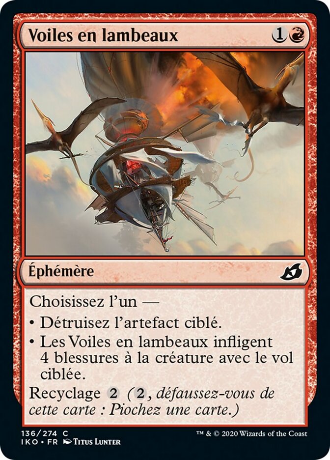 Voiles en lambeaux
