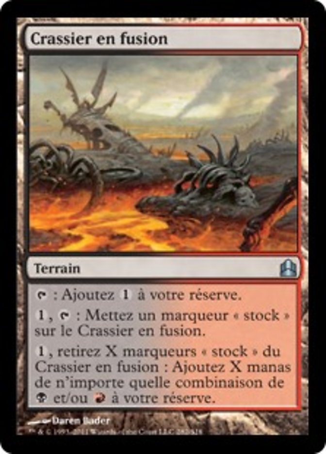 Crassier en fusion