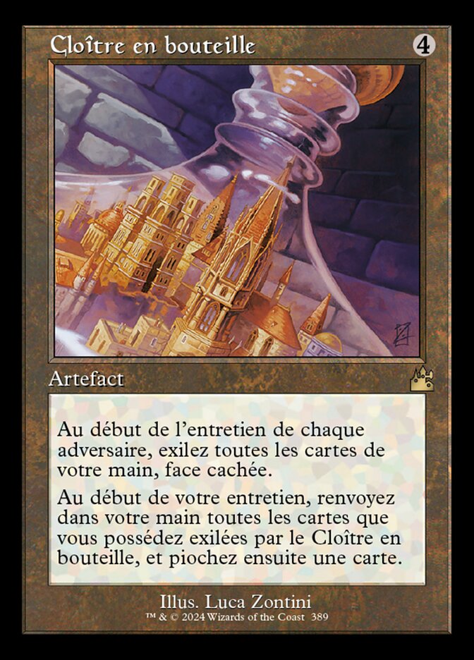 Cloître en bouteille